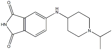 5-{[1-(propan-2-yl)piperidin-4-yl]amino}-2,3-dihydro-1H-isoindole-1,3-dione