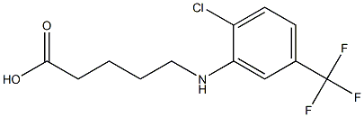 5-{[2-chloro-5-(trifluoromethyl)phenyl]amino}pentanoic acid