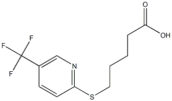  5-{[5-(trifluoromethyl)pyridin-2-yl]sulfanyl}pentanoic acid