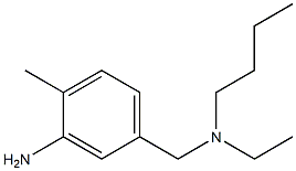 5-{[butyl(ethyl)amino]methyl}-2-methylaniline Struktur