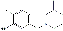 5-{[ethyl(2-methylprop-2-en-1-yl)amino]methyl}-2-methylaniline Struktur