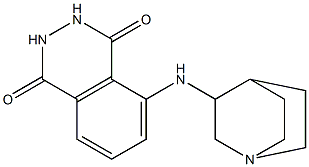 5-{1-azabicyclo[2.2.2]octan-3-ylamino}-1,2,3,4-tetrahydrophthalazine-1,4-dione|