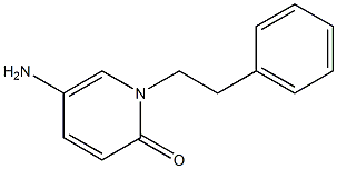 5-amino-1-(2-phenylethyl)-1,2-dihydropyridin-2-one Structure