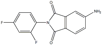 5-amino-2-(2,4-difluorophenyl)-2,3-dihydro-1H-isoindole-1,3-dione Structure