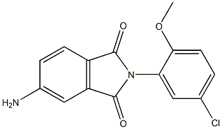 5-amino-2-(5-chloro-2-methoxyphenyl)-2,3-dihydro-1H-isoindole-1,3-dione