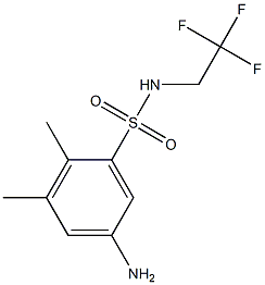 5-amino-2,3-dimethyl-N-(2,2,2-trifluoroethyl)benzene-1-sulfonamide|