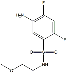 5-amino-2,4-difluoro-N-(2-methoxyethyl)benzene-1-sulfonamide