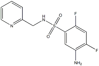 5-amino-2,4-difluoro-N-(pyridin-2-ylmethyl)benzene-1-sulfonamide