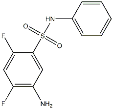  5-amino-2,4-difluoro-N-phenylbenzene-1-sulfonamide