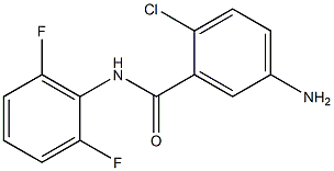 5-amino-2-chloro-N-(2,6-difluorophenyl)benzamide Struktur
