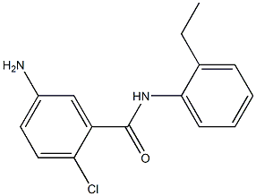 5-amino-2-chloro-N-(2-ethylphenyl)benzamide Structure