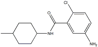 5-amino-2-chloro-N-(4-methylcyclohexyl)benzamide,,结构式