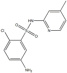  5-amino-2-chloro-N-(4-methylpyridin-2-yl)benzene-1-sulfonamide