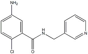 5-amino-2-chloro-N-(pyridin-3-ylmethyl)benzamide Structure