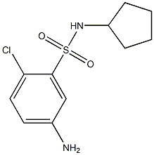 5-amino-2-chloro-N-cyclopentylbenzene-1-sulfonamide|