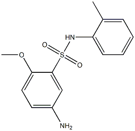 5-amino-2-methoxy-N-(2-methylphenyl)benzene-1-sulfonamide Structure