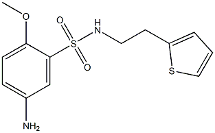 5-amino-2-methoxy-N-[2-(thiophen-2-yl)ethyl]benzene-1-sulfonamide