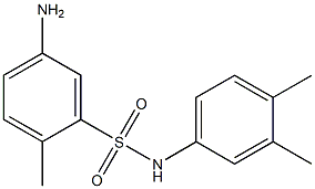 5-amino-N-(3,4-dimethylphenyl)-2-methylbenzene-1-sulfonamide Structure