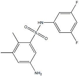 5-amino-N-(3,5-difluorophenyl)-2,3-dimethylbenzene-1-sulfonamide