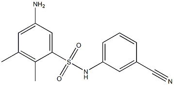 5-amino-N-(3-cyanophenyl)-2,3-dimethylbenzene-1-sulfonamide