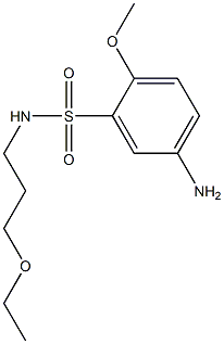 5-amino-N-(3-ethoxypropyl)-2-methoxybenzene-1-sulfonamide