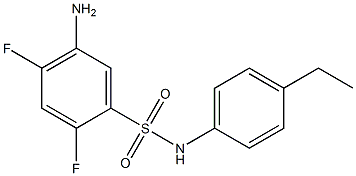 5-amino-N-(4-ethylphenyl)-2,4-difluorobenzene-1-sulfonamide