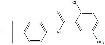 5-amino-N-(4-tert-butylphenyl)-2-chlorobenzamide Structure