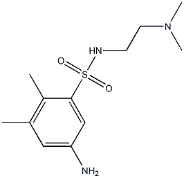 5-amino-N-[2-(dimethylamino)ethyl]-2,3-dimethylbenzene-1-sulfonamide Structure