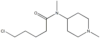  5-chloro-N-methyl-N-(1-methylpiperidin-4-yl)pentanamide