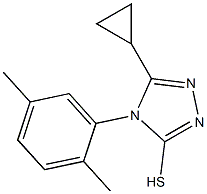 5-cyclopropyl-4-(2,5-dimethylphenyl)-4H-1,2,4-triazole-3-thiol Structure