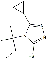 5-cyclopropyl-4-(2-methylbutan-2-yl)-4H-1,2,4-triazole-3-thiol