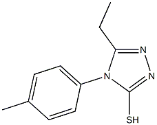 5-ethyl-4-(4-methylphenyl)-4H-1,2,4-triazole-3-thiol Structure