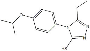 5-ethyl-4-[4-(propan-2-yloxy)phenyl]-4H-1,2,4-triazole-3-thiol