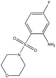 5-fluoro-2-(morpholine-4-sulfonyl)aniline