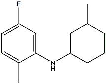 5-fluoro-2-methyl-N-(3-methylcyclohexyl)aniline