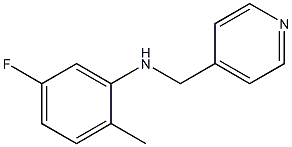 5-fluoro-2-methyl-N-(pyridin-4-ylmethyl)aniline