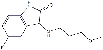  5-fluoro-3-[(3-methoxypropyl)amino]-2,3-dihydro-1H-indol-2-one