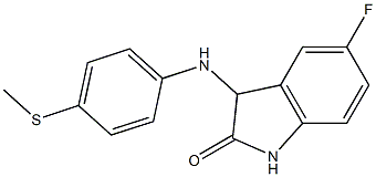 5-fluoro-3-{[4-(methylsulfanyl)phenyl]amino}-2,3-dihydro-1H-indol-2-one