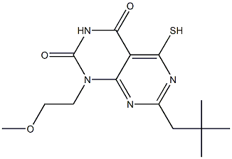 5-mercapto-1-(2-methoxyethyl)-7-neopentylpyrimido[4,5-d]pyrimidine-2,4(1H,3H)-dione|