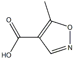 5-methyl-1,2-oxazole-4-carboxylic acid Structure