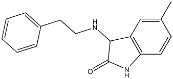5-methyl-3-[(2-phenylethyl)amino]-2,3-dihydro-1H-indol-2-one Struktur