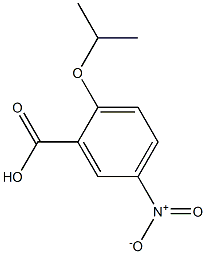 5-nitro-2-(propan-2-yloxy)benzoic acid Struktur