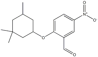 5-nitro-2-[(3,3,5-trimethylcyclohexyl)oxy]benzaldehyde,,结构式