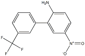 5-nitro-3'-(trifluoromethyl)-1,1'-biphenyl-2-amine,,结构式