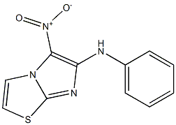 5-nitro-N-phenylimidazo[2,1-b][1,3]thiazol-6-amine,,结构式