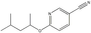 6-(1,3-dimethylbutoxy)nicotinonitrile Structure