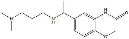 6-(1-{[3-(dimethylamino)propyl]amino}ethyl)-3,4-dihydro-2H-1,4-benzoxazin-3-one|