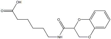 6-(2,3-dihydro-1,4-benzodioxin-2-ylformamido)hexanoic acid