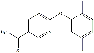 6-(2,5-dimethylphenoxy)pyridine-3-carbothioamide|