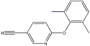 6-(2,6-dimethylphenoxy)nicotinonitrile,,结构式